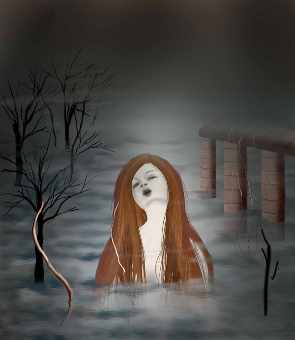 Creation of Haunted lake: Step 8